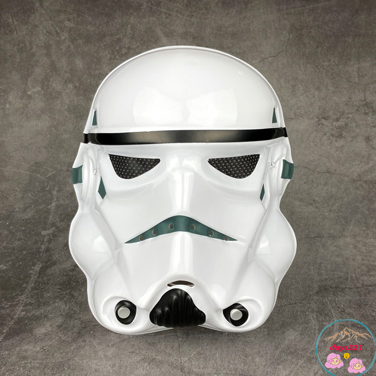 [WHITE] Darth Vader God of War Mask Star Wars Movie halloween hacker Costume