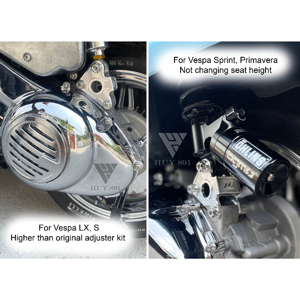 ฝาครอบตะเกียบอลูมิเนียม Zelioni CNC ขนาดเดิมสําหรับรุ่น Vespa Sprint และ Primavera ราคา ถูกที่สุด ดีลบีเคเค แกลเลอรีภาพที่ 2
