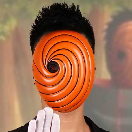 NARUTO Uchiha Tobi Obito Akatsuki Ninja Madara คอสเพลย์หน้ากากสําหรับผู้ใหญ่และเด็ก