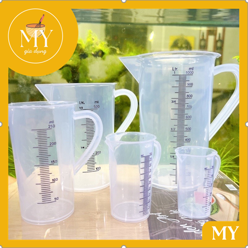 ถ้วยตวงบัณฑิตพลาสติก - -ถ้วย - ถ้วยตวงผสม 50ml - 1000ml เวียดนาม