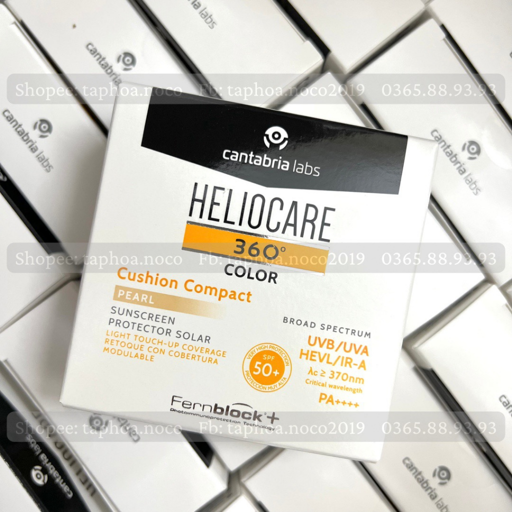 Cushion Heliocare 360o Color Cushion Compact SPF50 + 15g Pearl Color date 31 /7 /2023