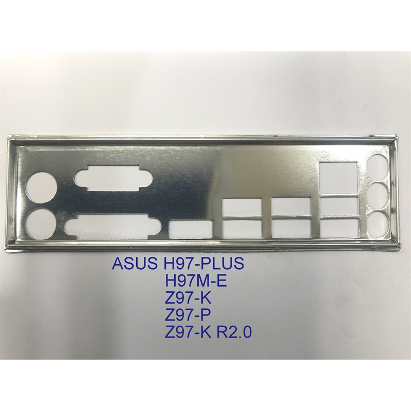 FE บล็อกหลัก ASUS H97M-E (โล่บอร์ด IO: 211)