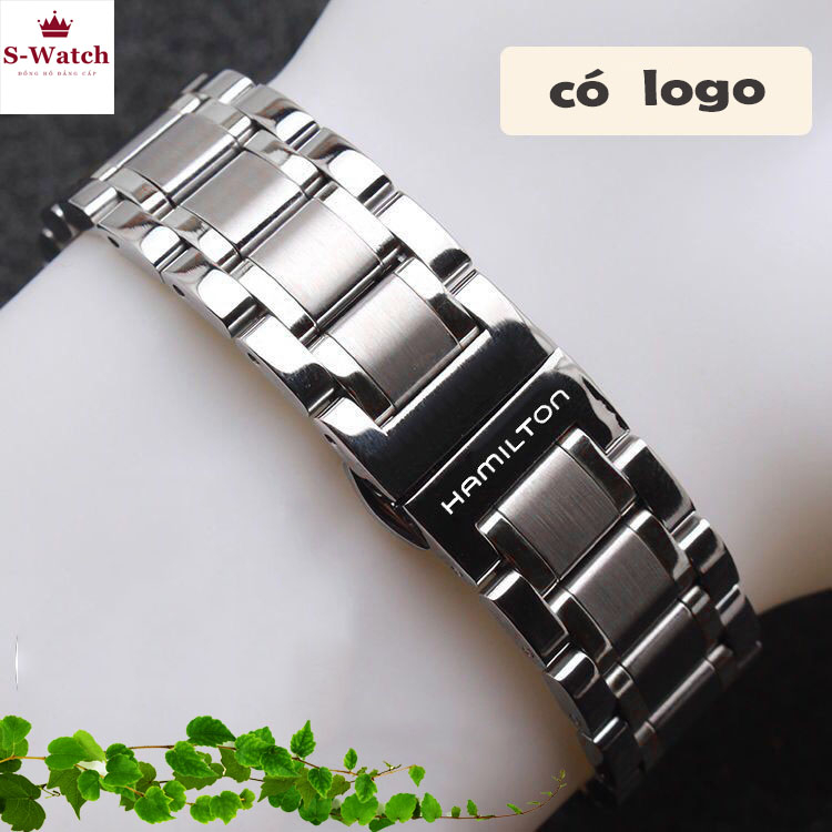 สายนาฬิกาเหล็กทดแทนสําหรับ Hamilton 20mm22mmys16 นาฬิกาแฟชั่นสําหรับผู้ชายและผู้หญิง