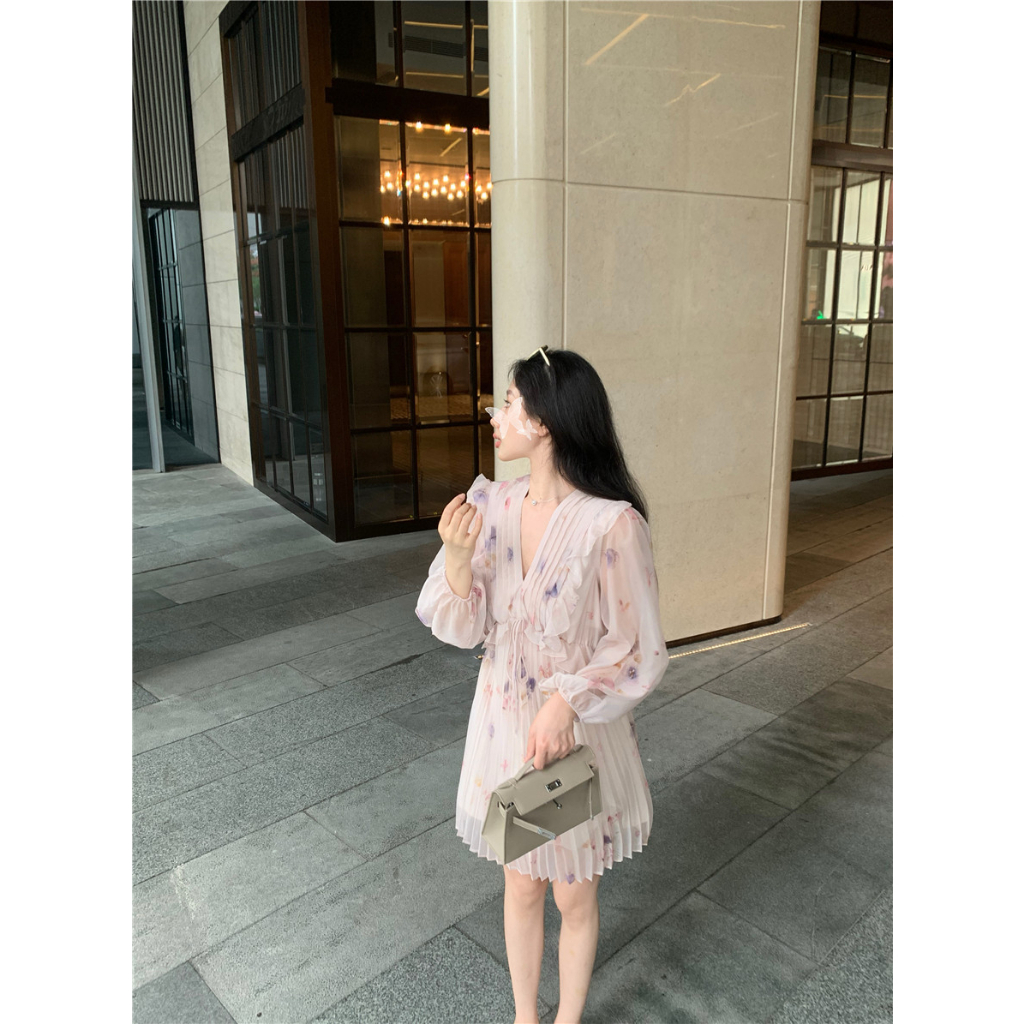 Miss Cachet Dress by Jane Pleated Dress