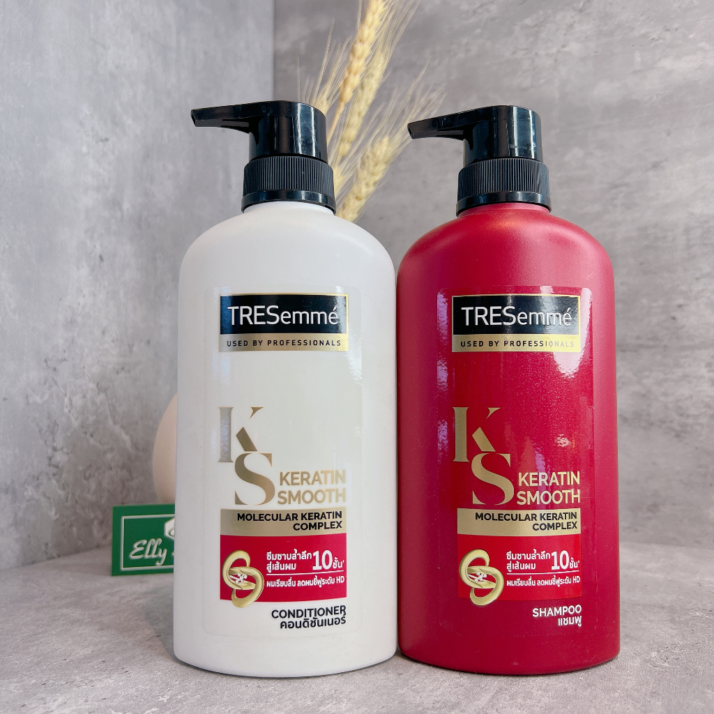[ ไทยในประเทศ ] Tresemme Keratin Smooth Conditioner Shampoo Set