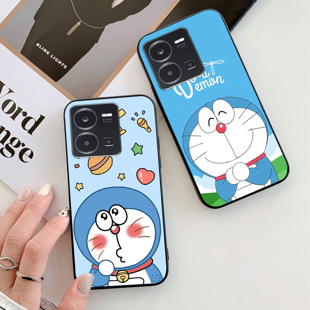 เคส Vivo y35 4g / y55 2022 4g / vivo y55 2022 5g พิมพ์ลายโดราเอมอนสุดน่ารัก