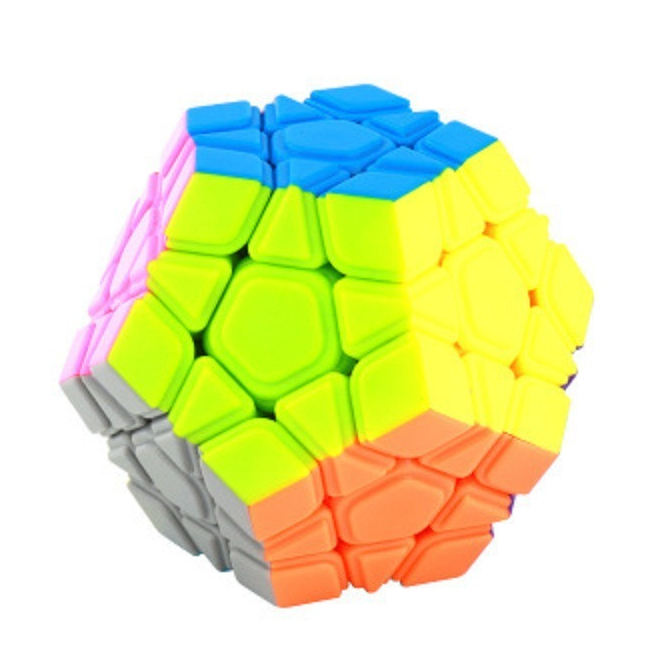 Rubik Megaminx Stickerless MoYu MeiLong MFJS Rubiks Cube Variant 12 ด้านของเล่นปัญญา