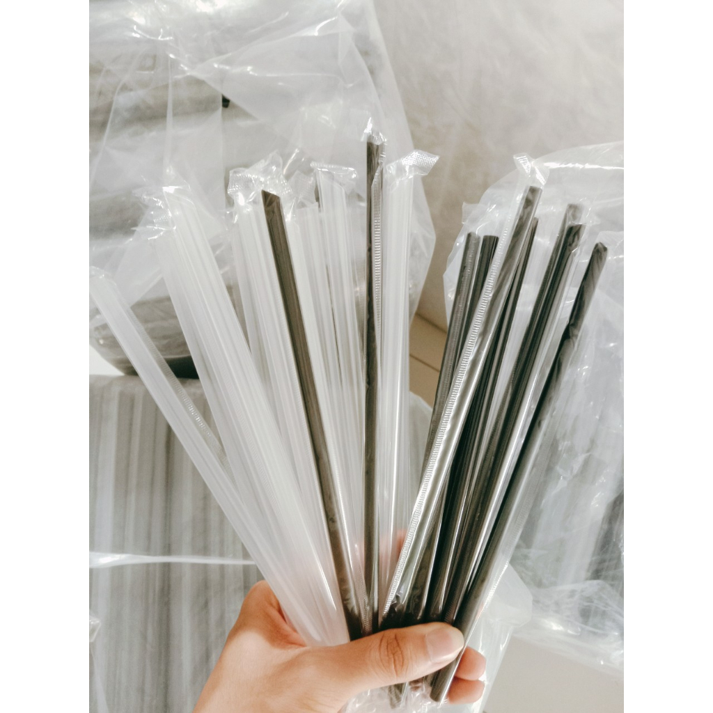 500g ถุงหลอดชานม Premium BOPP Coated Film 6, 8, 12 เคล็ดลับปลายแหลม - Egreen Disposable