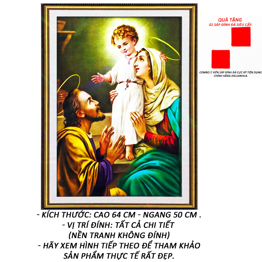 Holy Family Diamond Painting 32 - Minh Hien Painting (DIY DIAMOND)