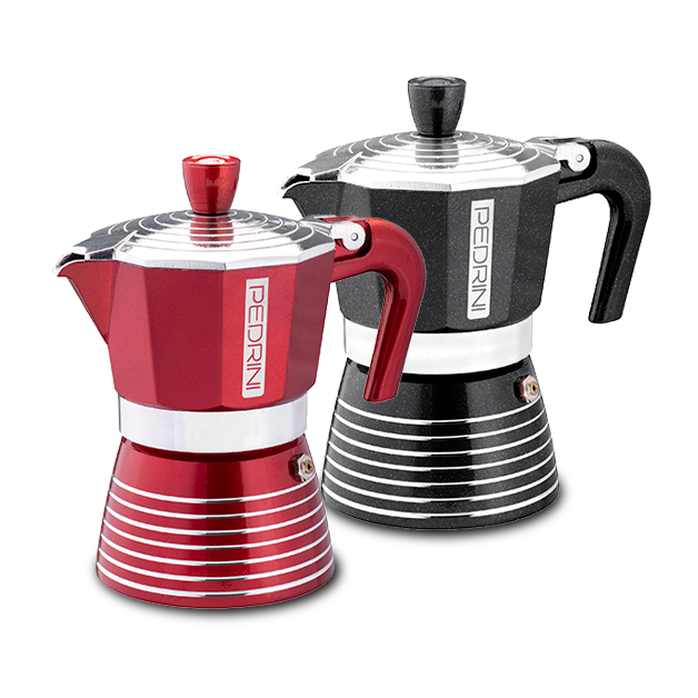หม้อกาแฟ PEDRINI Infinity Moka Pot – ทันสมัยและประณีตจากอิตาลี