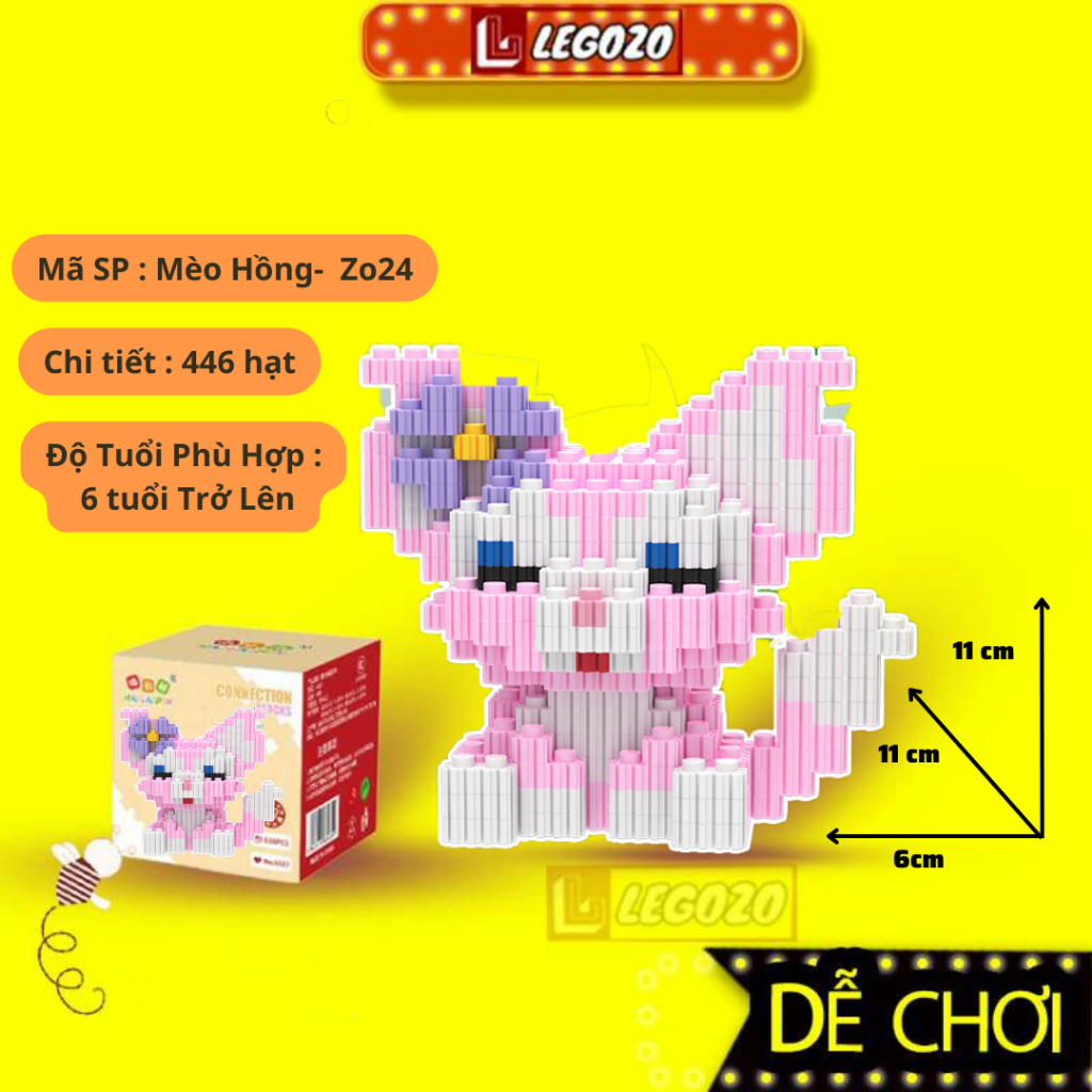 Assembling Lego Mini Lego Toy Set Lego Pokemon Bearbrick Assembly Model - Assembling Lego for Children