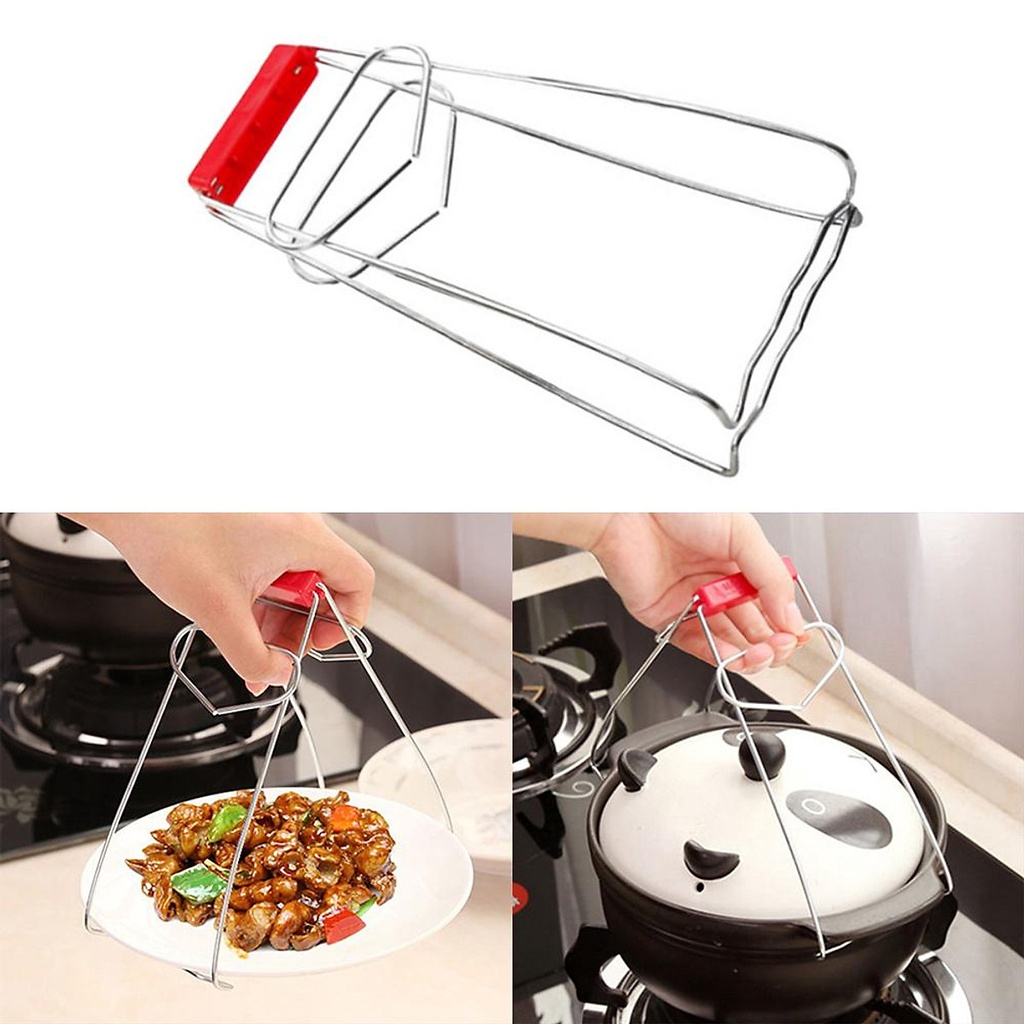 [HCM] V2 Stainless Steel Pot and Plate Lifting Clip รุ่นใหม่ H230-C - Egreen Disposable