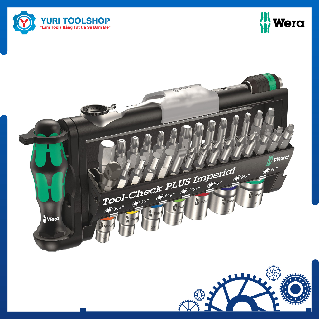 Wera Tool-check Plus Imperial Kit 05056491001