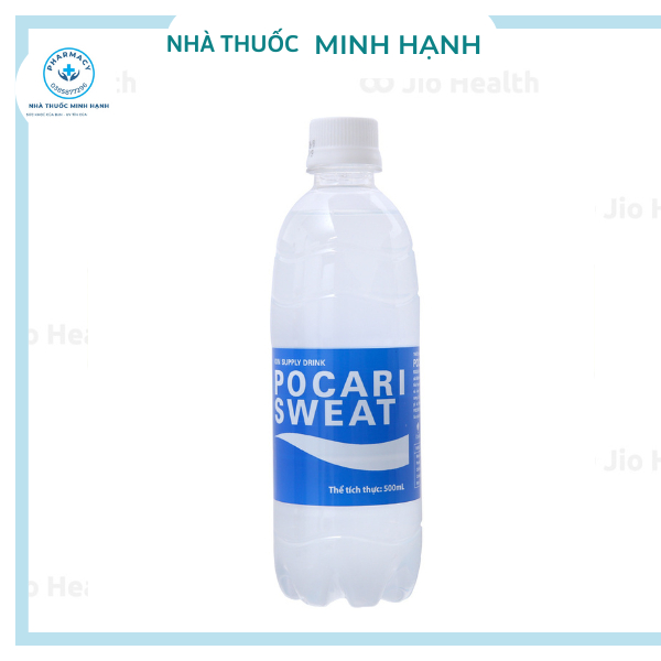 Pocari Sweat Water 500ml เครื่องดื่มเสริมอาหารอิเล็กโทรไลต์ กล่องรีไฮไลต์ 24 ขวด