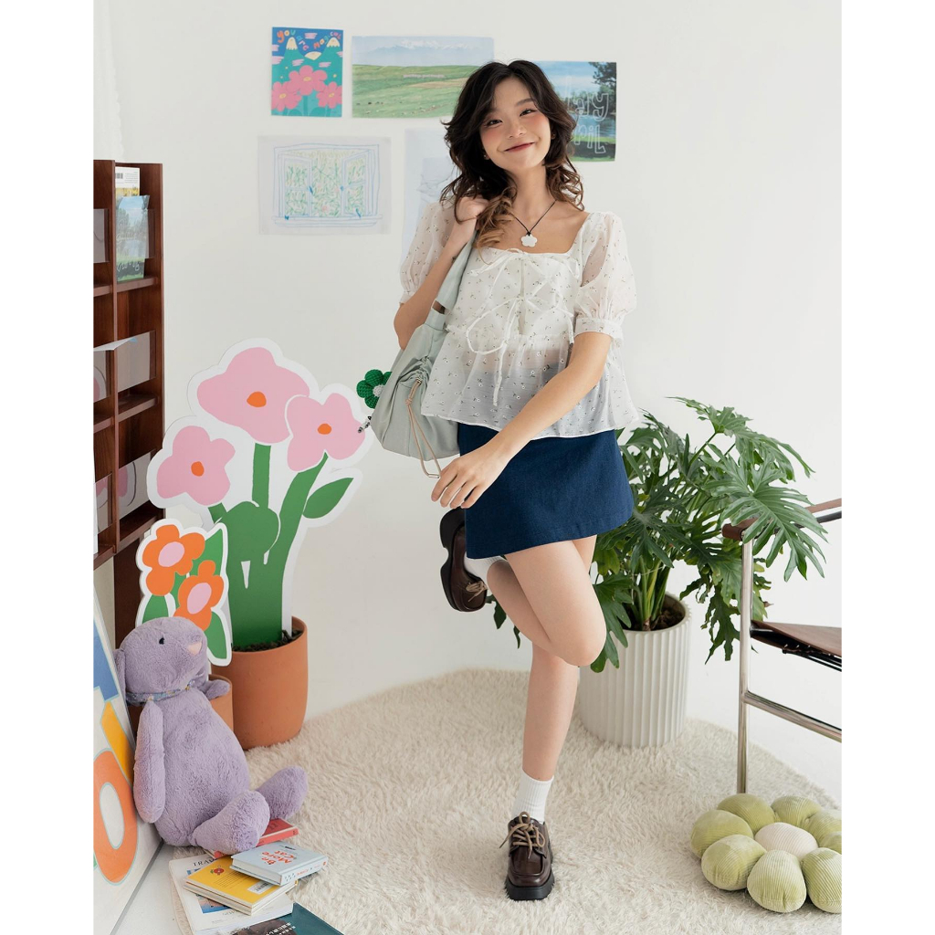 NAKED by V denim Short Skirt - กระโปรง Jolly