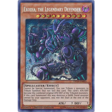 การ์ด Yugioh - TCG - Exodia ผู้ปกป้องตํานาน / TN19-EN003