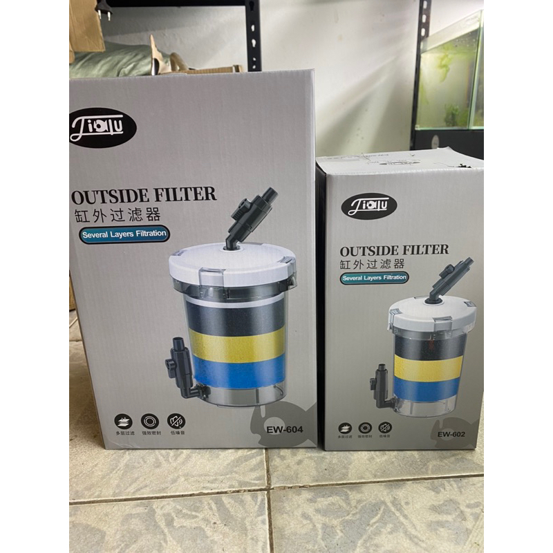 Jialu Outside Filter EW-602/EW-604 – ตัวกรองที่มีประสิทธิภาพสําหรับตู้ปลา ติดตั้งง่าย