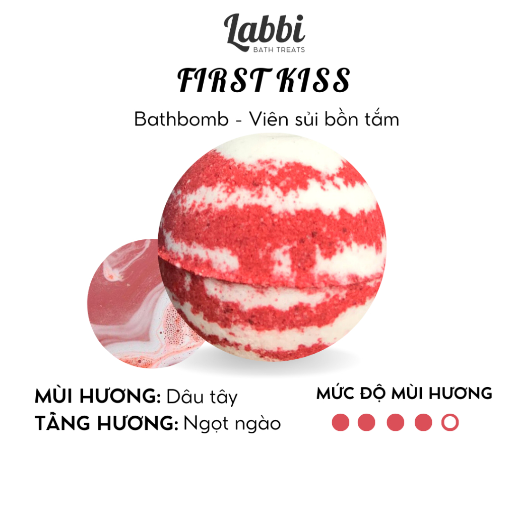 First KISS [Labbi ] Bath bomb / Bath bomb / Bath Effervescent Tablet