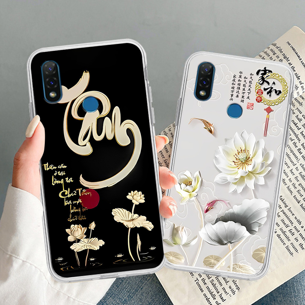 Vsmart Joy 2 Plus / vsmart Joy2+ เคสคัดลายมือโชคลาภ