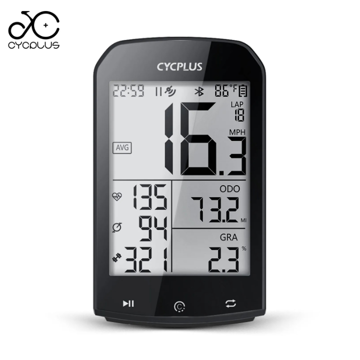 [รับประกัน 12 เดือน] นาฬิกาไร้สาย Cycplus M1 ตําแหน่งดาวเทียม GPS Cycplus ของแท้ จัดจําหน่ายโดย Coo 