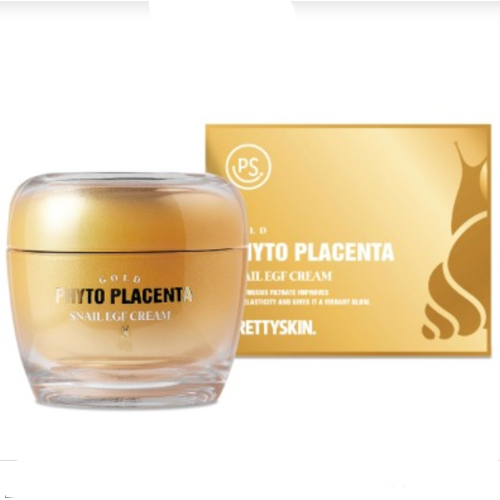 Pretty Skin Gold Phyto Placenta Snail EGF Cream 50มล