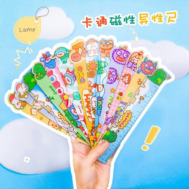 ไม้บรรทัดพลาสติกแม่เหล็ก 15 ซม. LAME STORE