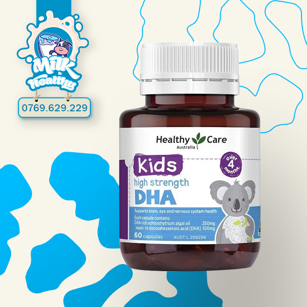 Dha Healthy Care High Strength DHA 60 แคปซูล- Healthy Care