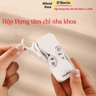 Hộp đựng tăm chỉ nha khoa mini bỏ túi tiện lợi chống nước chống bụi bẩn - Dbavio