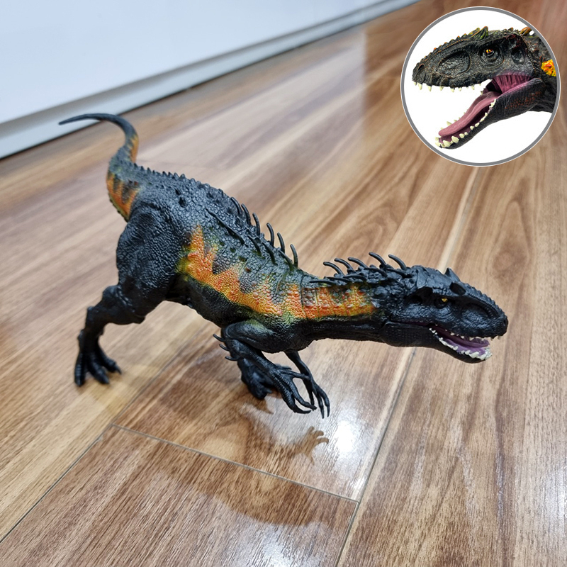 ของเล ่ นไดโนเสาร ์ Indoraptor รุ ่ น ปากสามารถเคลื ่ อนย ้ ายข ้ อต ่ อได ้