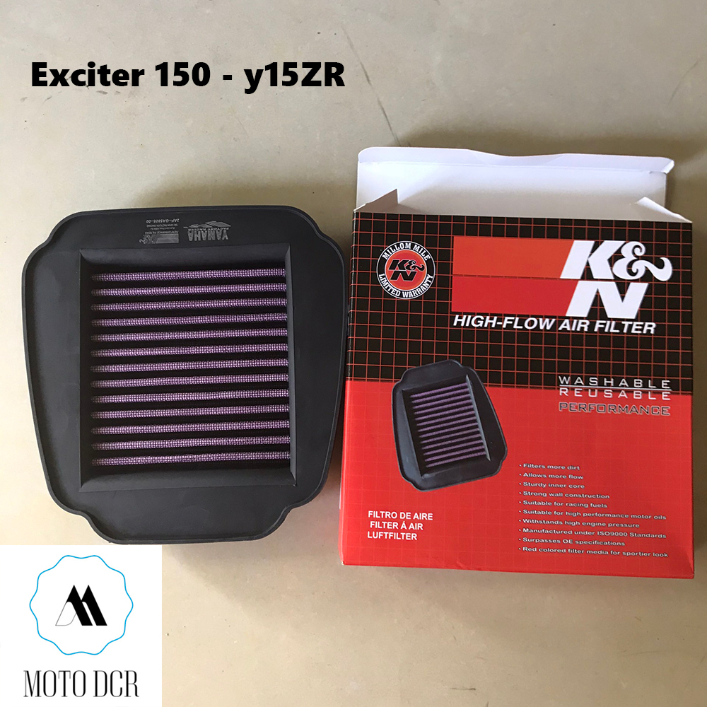 K&n กรองอากาศแบบกําหนดเองสําหรับ Yamaha Exciter 150 - 155VVA - Y15ZR - HonDa Winner - WinnerX - Sonic ทุกรุ่น