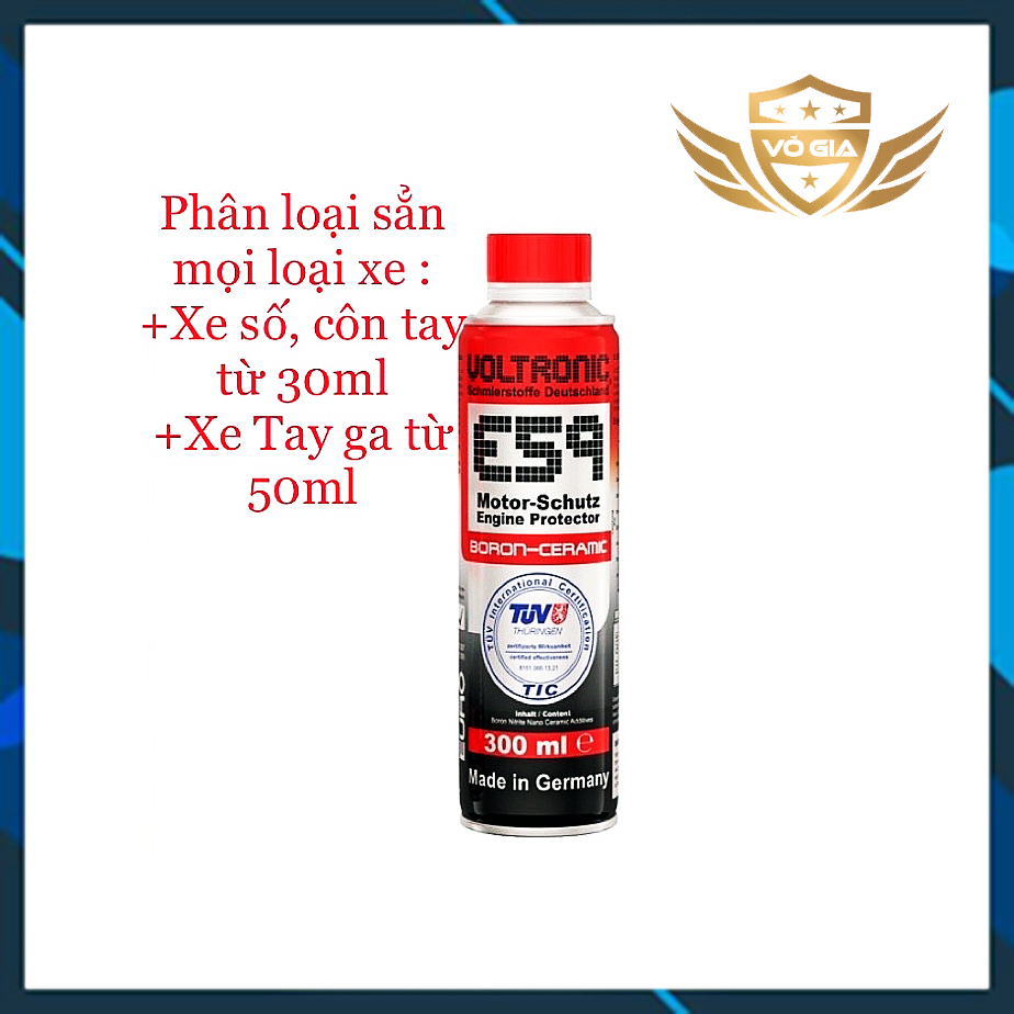 [VG468] Voltronic E59 Moto-Schutz Engine Protector สารเพิ่มประสิทธิภาพ - เคลือบเซรามิกเพื่อปกป้องเคร
