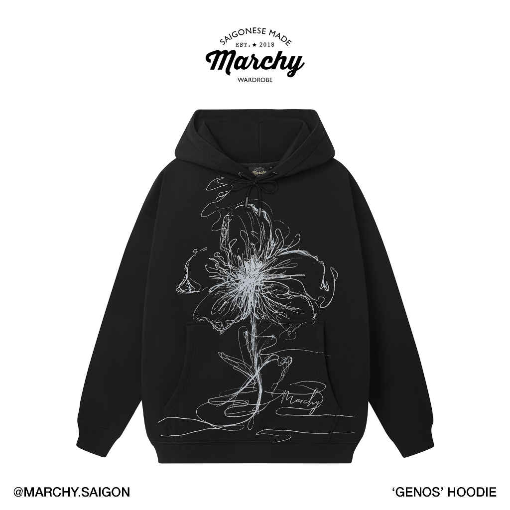 MARTY - GENOS HOODIE - เสื้อแจ็คเก็ตมีฮู้ด