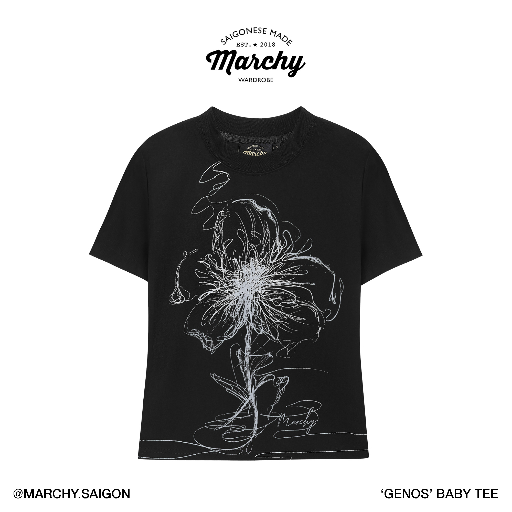 MARTY - GENOS BABY TEE - เสื้อยืดผู้หญิง
