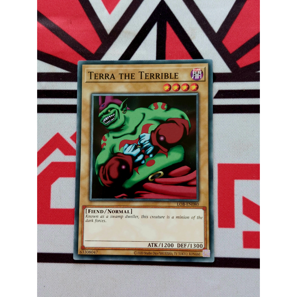 [ Do Lac Shop ] Yugioh Monster Terra the Terrible Card - LOB-EN080 - ทั่วไป