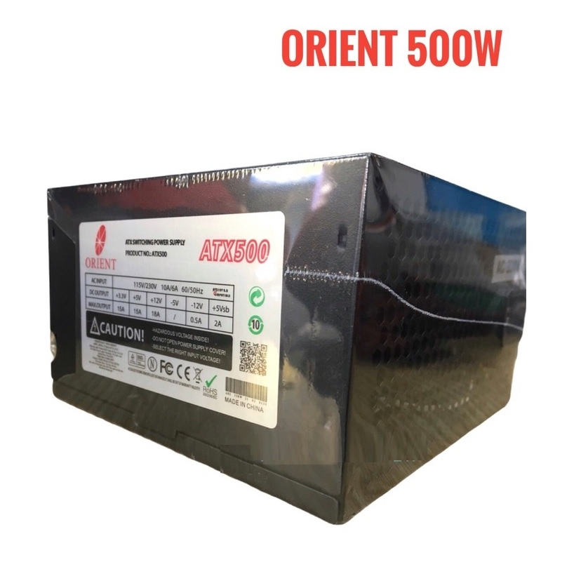 Orient 500W Fan 12 สายไฟคอมพิวเตอร ์ พร ้ อมสายไฟ - สินค ้ าของแท ้