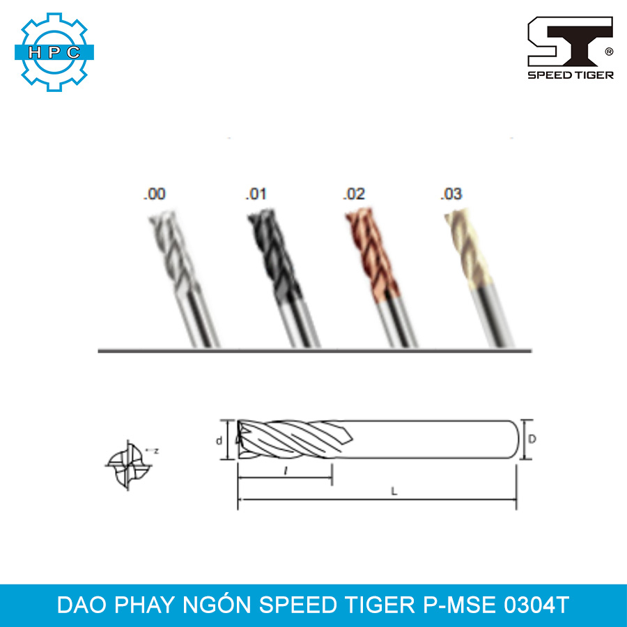 Speed Tiger P-MSE0304T เครื่องตัดมิลลิ่งสี่เหลี่ยม