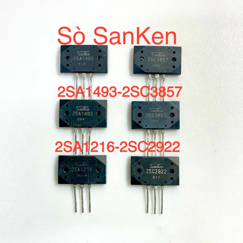 หอย SanKen คู่ 2SA1493-2SC38572SA1216-2SC29222SA1494-2SC3858 ลบเครื่องขยายเสียงในประเทศญี่ปุ่นคุณภาพ