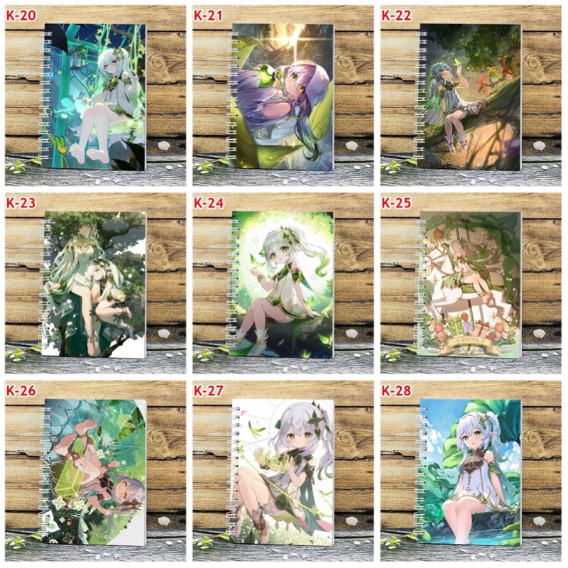 Nahida Genshin impact notebook 200 หน้า a6 / Nahida genshin impact หนังสือภาพ
