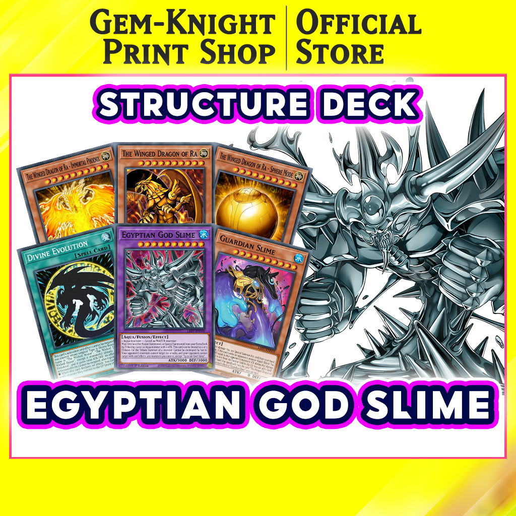 [การ์ดพิมพ์ลาย] Yugioh Deck - Structure Deck: Egyptian God Slime