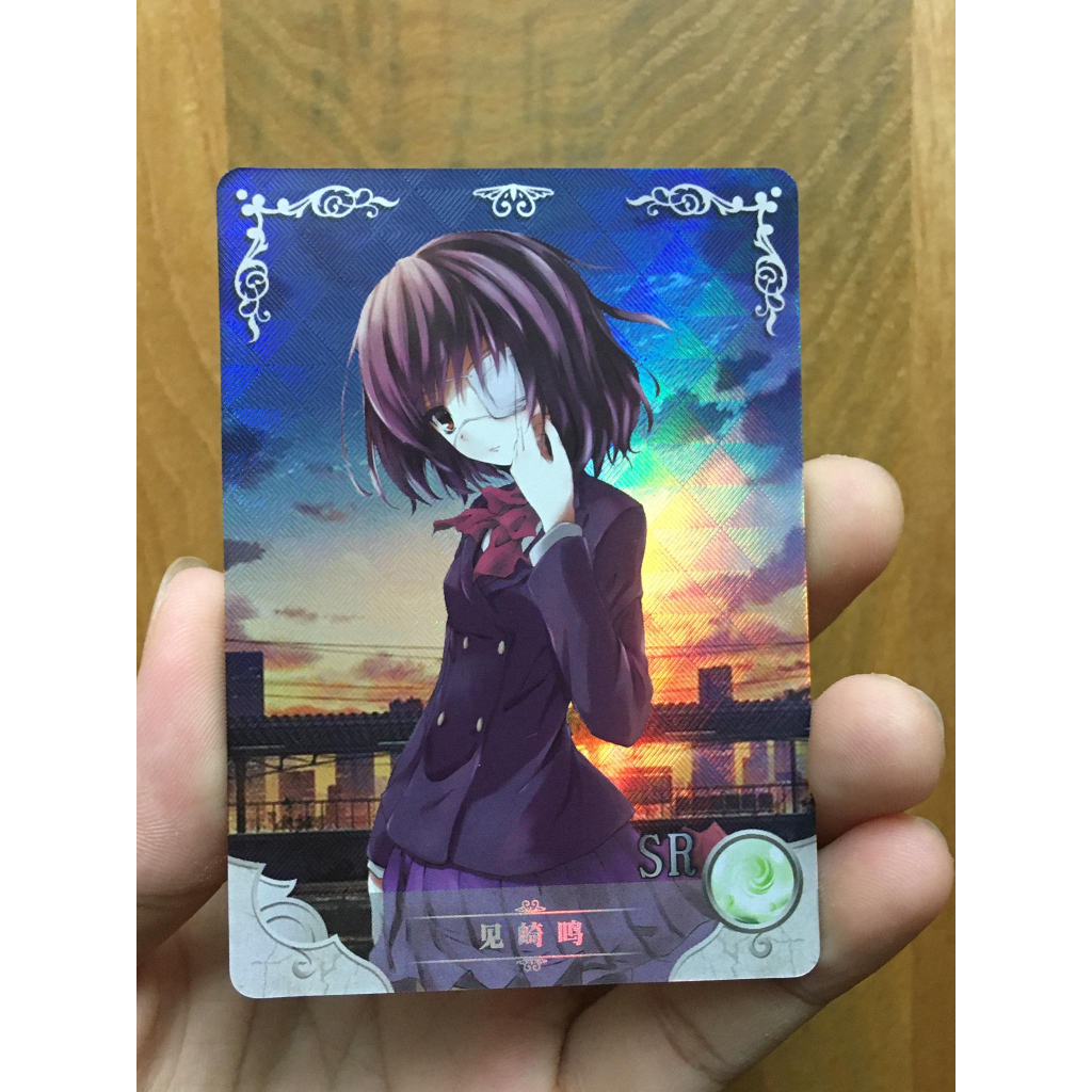 (Rain15) การ์ดตัวอักษร Mei Misaki มุมโค้งมน – Another