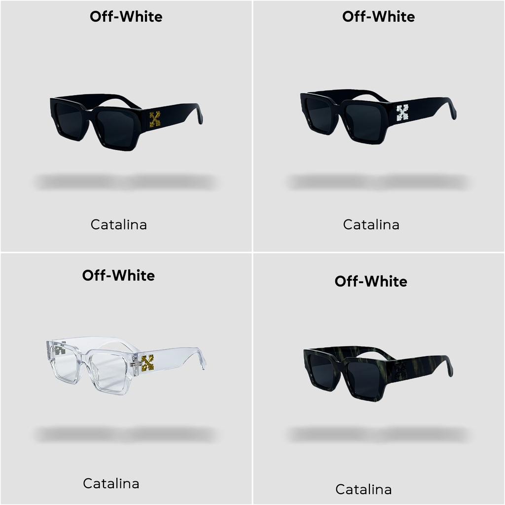 แว่นกันแดด catalina OFF WHITE สําหรับใส่ชายหาดฤดูร้อน