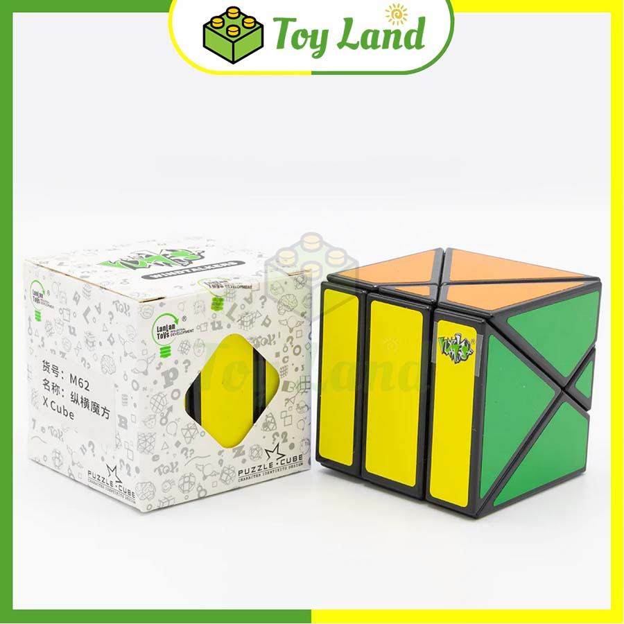 Rubik LanLan Skewb X Rubic Cube 6 ด้านตัวแปรของเล่นทางปัญญา - ที่ดินของเล่น