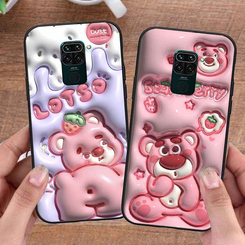 Xiaomi Redmi Note 9 / Note 9s / Note 9 Pro Case Lovely Lotso Bear Set