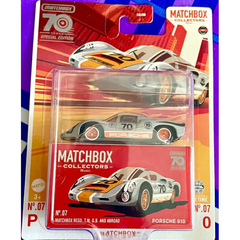 Matchbox collectors Model Car โมเดลรถ Matchbox collectors โมเดลรถ porsche 910