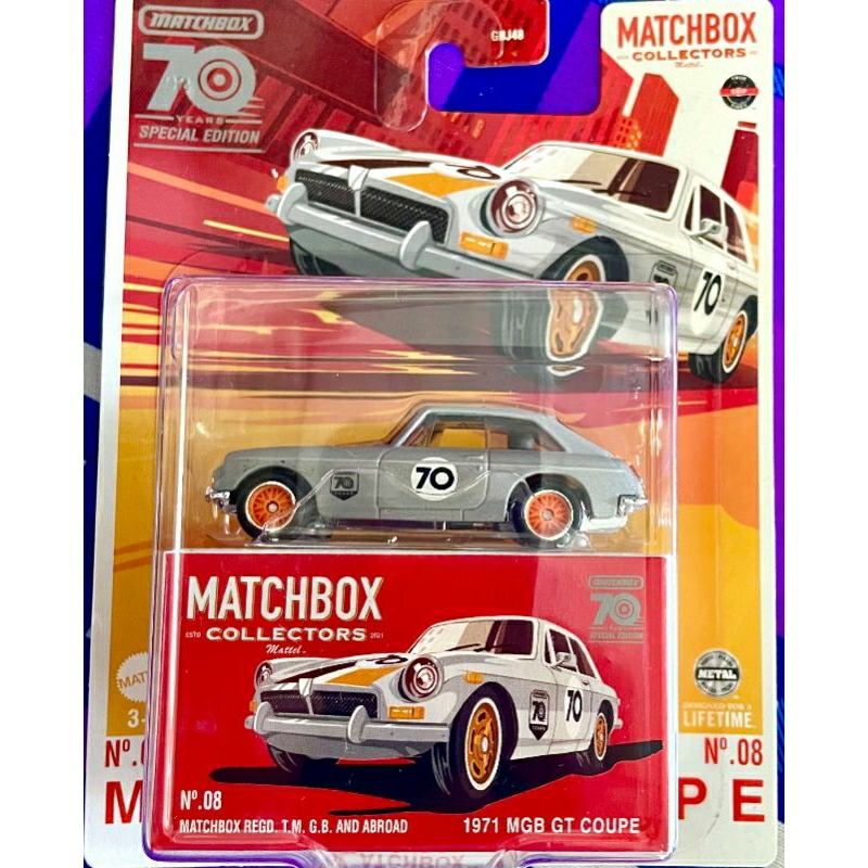 Matchbox collectors Model Car Matchbox collectors Model Car โมเดลรถ 1971 MGB GT coupe