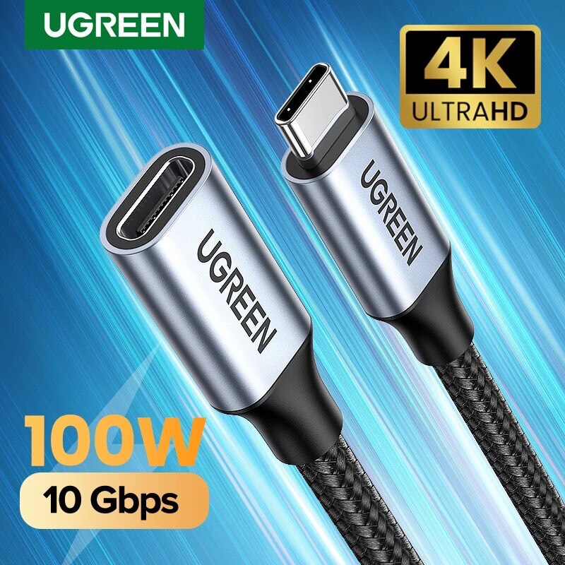 สายต่อ USB Type C 3.1 ของแท้ Gen 2 Ugreen 30205 US372 (Thundorbolt 3 PD 5A/100W)