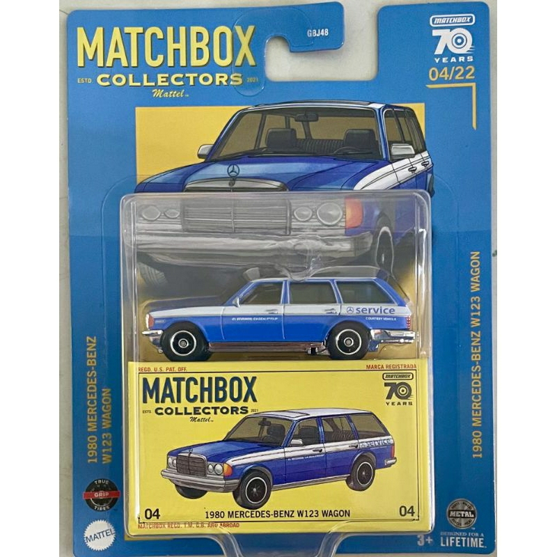Matchbox collectors Model Car Matchbox collectors Model Car โมเดลรถ mercedes-benz W123 wagon