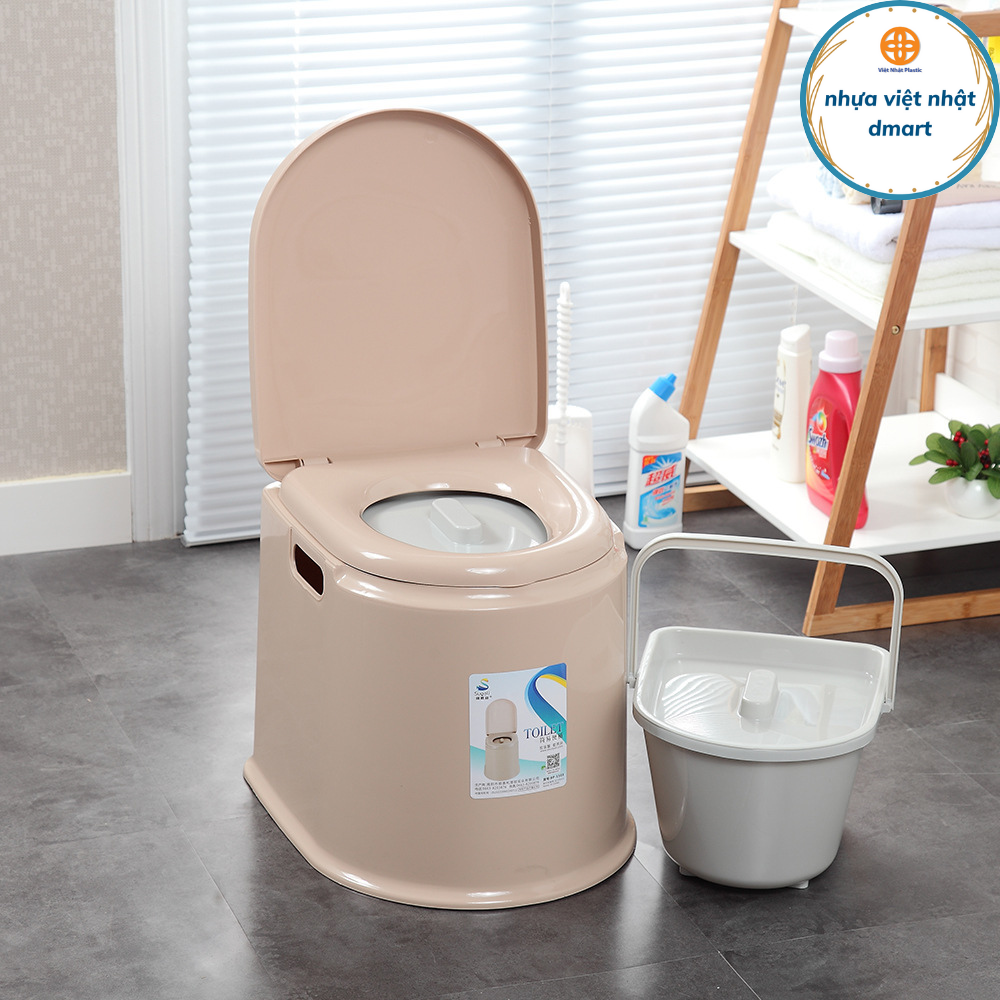 โถสุขภัณฑ์สําหรับผู้สูงอายุพร้อมฝาปิดห้องน้ําแบบพกพาสําหรับทารกและเด็กหญิงตั้งครรภ์ 5459