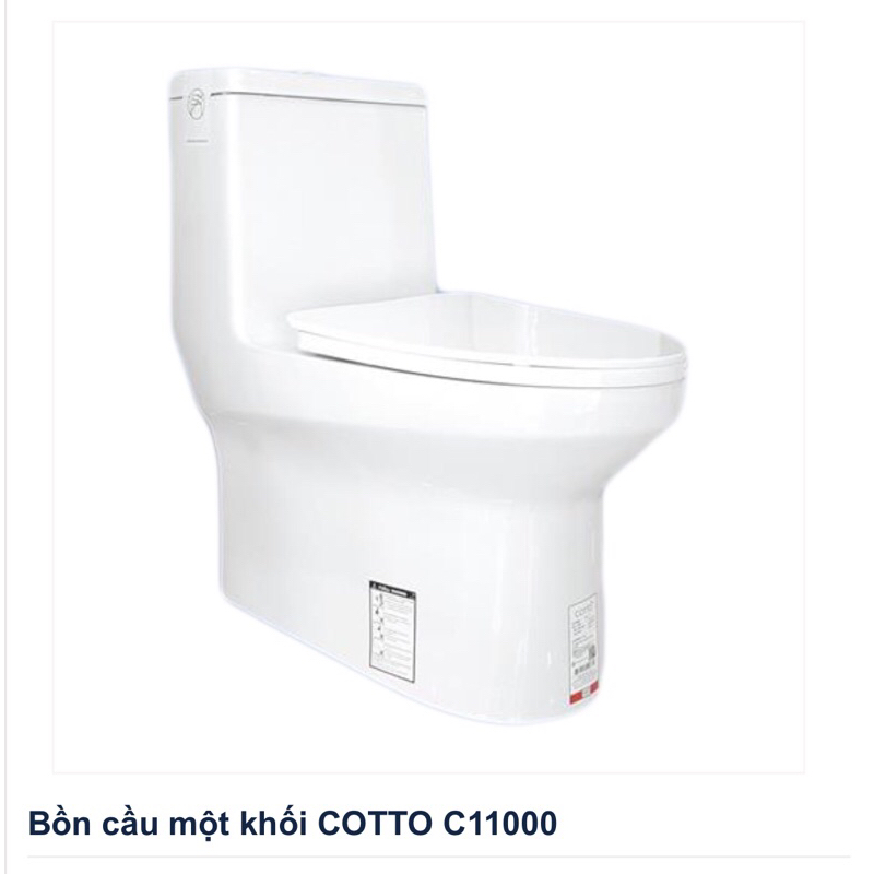 ฝาสํารองสําหรับ COTTO C11000 โถสุขภัณฑ์ชิ้นเดียว [ฝาปิดนุ่มพรีเมี่ยมนําเข้า]