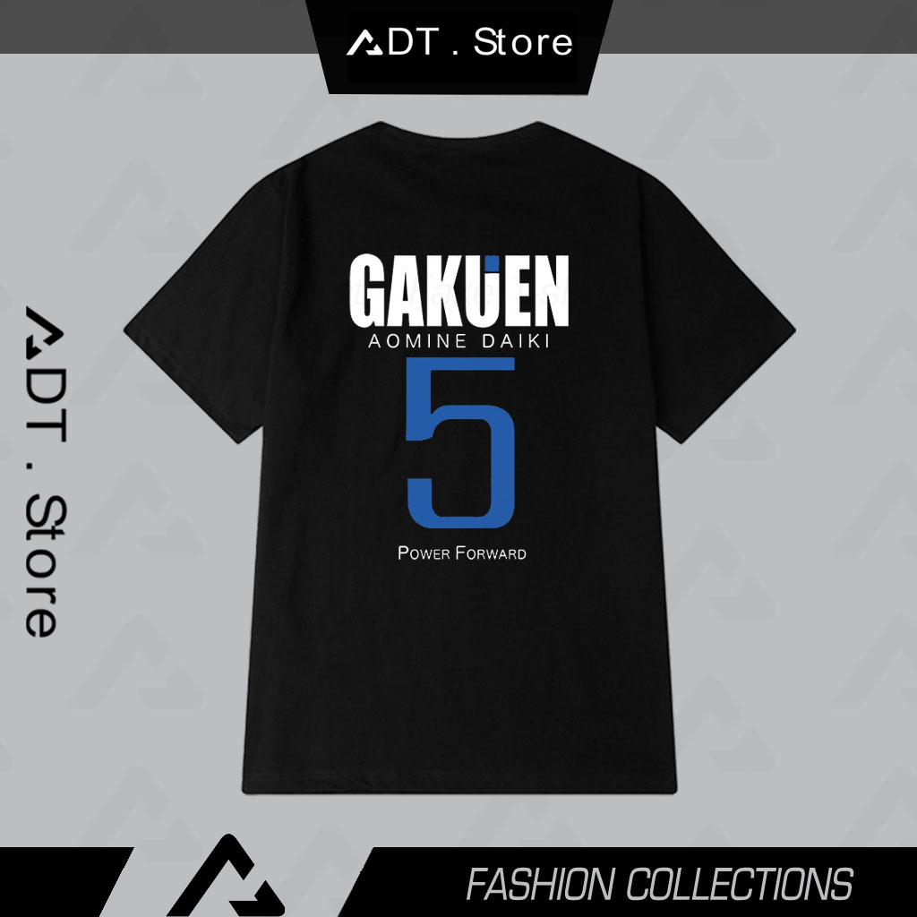 เสื้อยืดบาสเก็ตบอล Daiki Aomine ของ Kuroko คุณภาพดีมากและราคาถูก